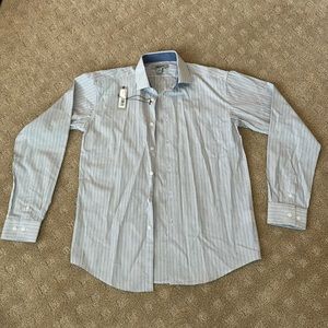 New DKNY boy’s size 16 pin stripe dress shirt.